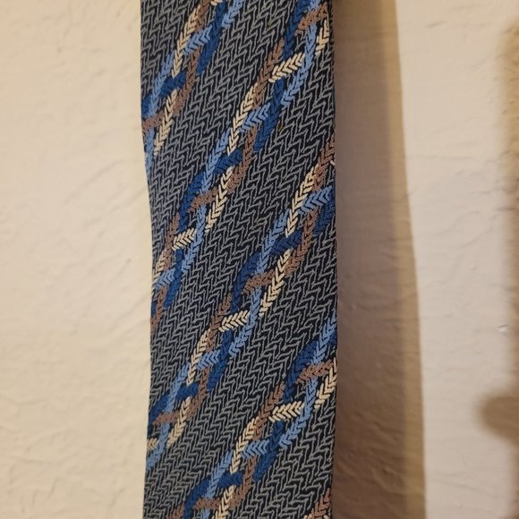 Vintage Missoni Uomo Patterned Silk Tie - Picture 3 of 3